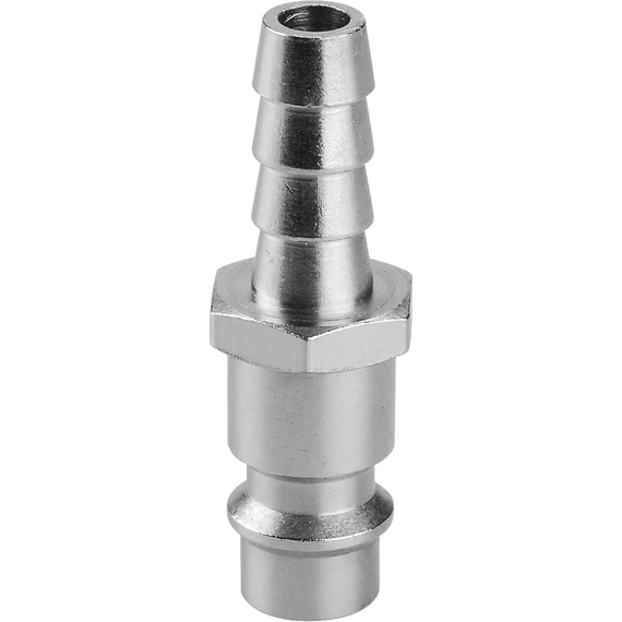 Extol gyorscsatlakozó-dugó, külső menettel, G-1/4", nikkelezett réz, 6mm