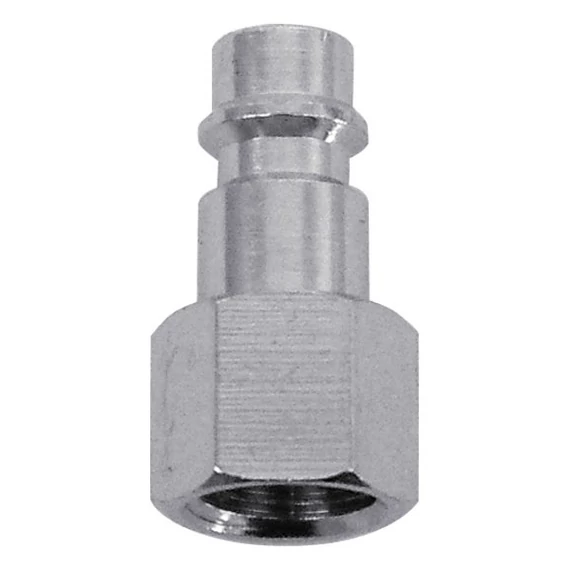 Extol gyorscsatlakozó-dugó, nikkelezett réz, belső menettel, G-1/4"