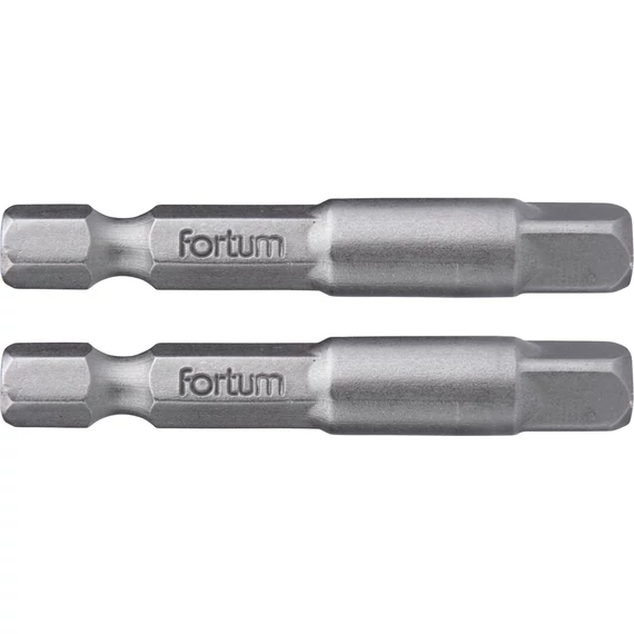 Fortum S2 acél adapter dugókulcsok gépi befogásához 1/4", 50 mm, 2 db