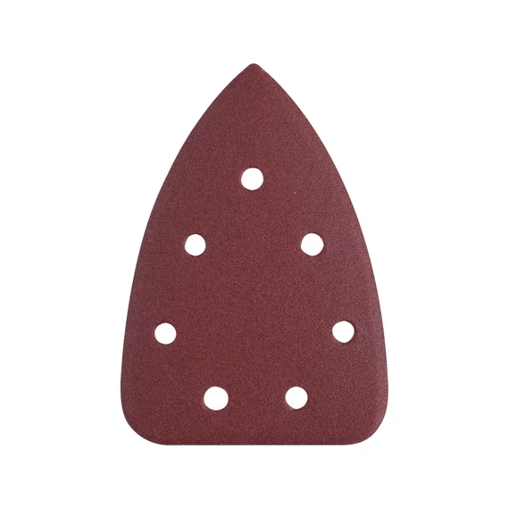 Extol delta csiszolópapír, 7 db lyukkal, P100, 100×140mm, 10db