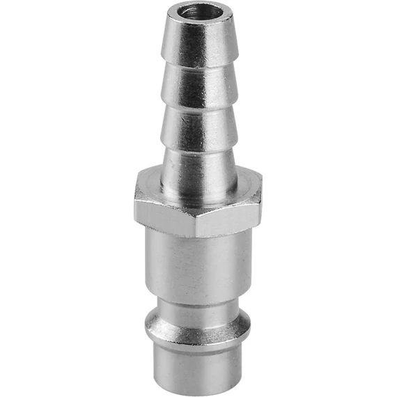 Extol gyorscsatlakozó-dugó, tömlővéggel, nikkelezett réz, 1/2", 12mm