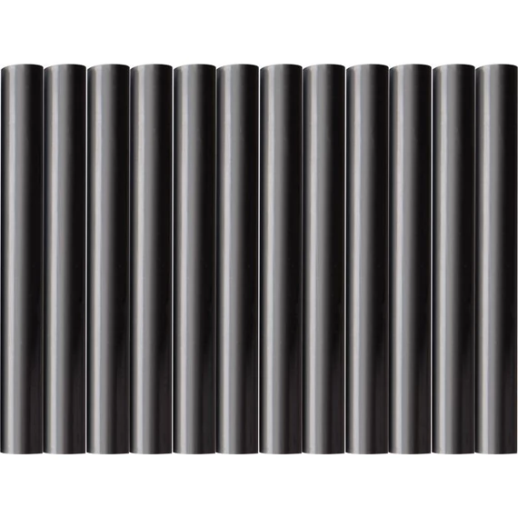 Ragasztóstift klt., fekete színű; 12 db, 100×11 mm, bliszteren