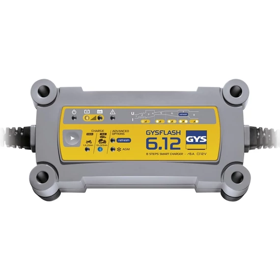 Mastroweld Gysflash 6.12A inverteres akkumulátortöltő, 12V