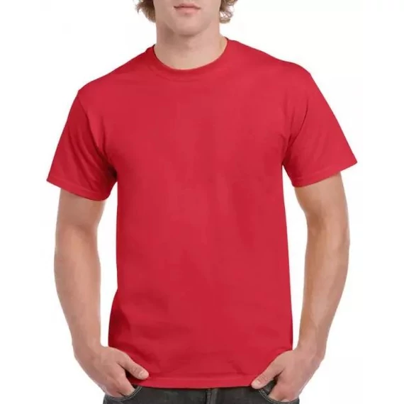Gildan Heavy Cotton póló, piros, XL
