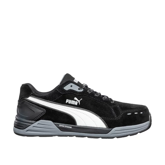 Puma Airtwist Black Low S3 ESD HRO SRC munkavédelmi cipő, fekete, 46