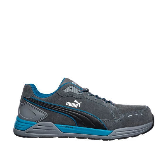 Puma Airtwist Grey Low S3 ESD HRO SRC munkavédelmi cipő, szürke, 46
