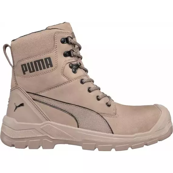 Puma Conquest Stone High S3 CI HI HRO SRC védőbakancs, homok, 40