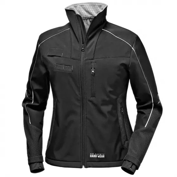 Sir Safety Shark női softshell dzseki, fekete, 3XL