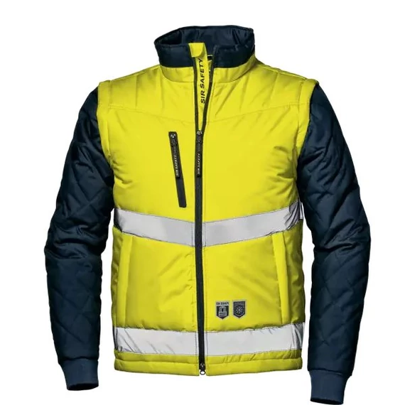 Sir Safety Driver láthatósági dzseki, sárga-kék, 3XL