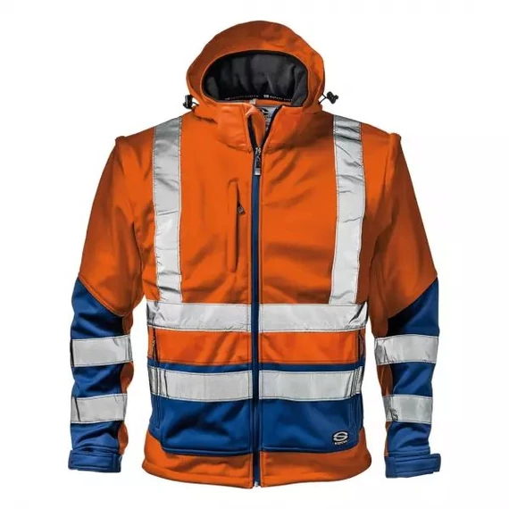 Sir Safety Starmax Hi-Vis láthatósági kabát, narancs-kék, S