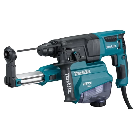 Makita HR2653 fúró-vésőkalapács porelszívóval, SDS-Plus, 800W