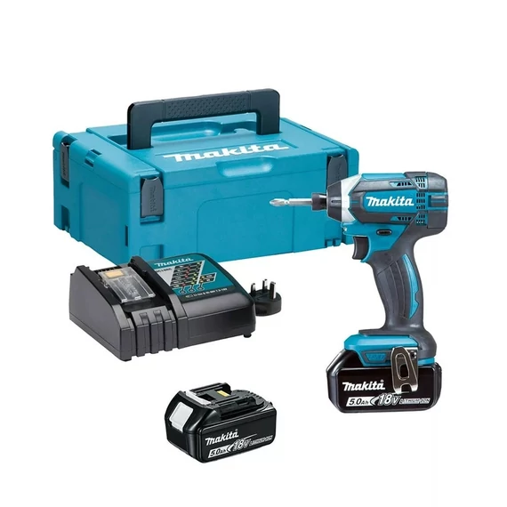 Makita DTD152RTJ akkus ütve-csavarbehajtó, 18V LXT ® Li-ion, 2x5.0Ah, 1/4&quot;
