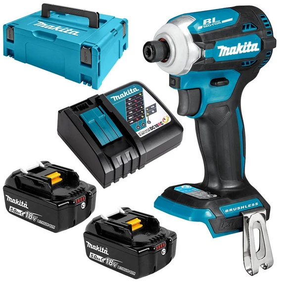 Makita DTD171 akkus ütvecsavarozó, 180Nm, 18V (2db 5Ah akkuval és töltővel)