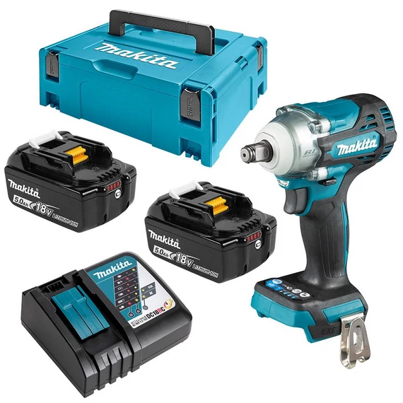 Makita DTW300 akkus ütvecsavarozó, 18V, 1/2&quot;, kofferban (2db 5Ah akkuval és töltővel)