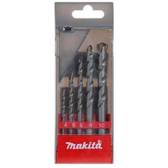 Makita fúrószár készlet, hengeres, 4-10mm, 5db