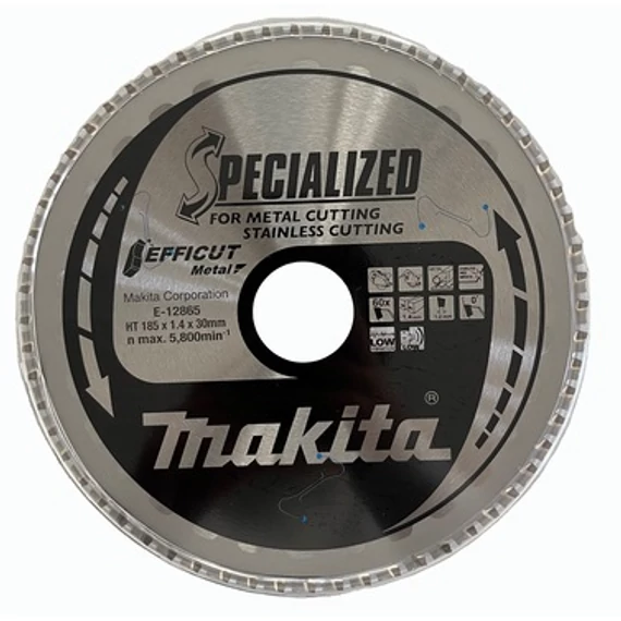Makita Efficut körfűrészlap fémre, 185x30mm, Z60