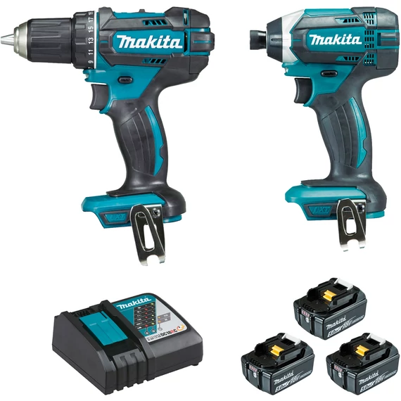 Makita DLX2127TJ1 akkus gépszett, 18V LXT Li-Ion, DDF482+DTD152, 3x5.0Ah