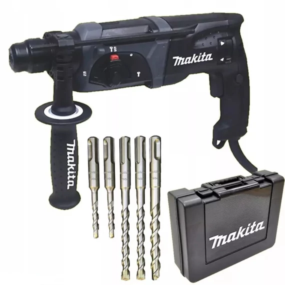 Makita HR2470BX40 SDS-Plus fúró-vésőkalapács, fekete, 780W