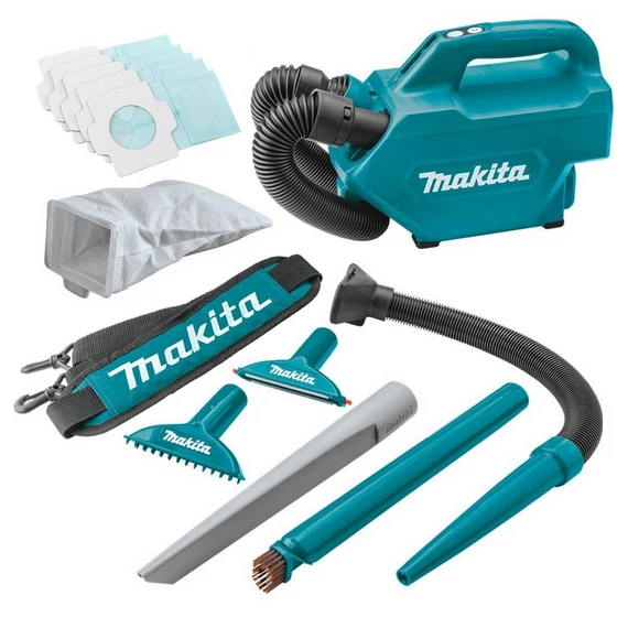 Makita CL121D akkus porszívó, 12V, 4.6kPa, kofferban (akku és töltő nélkül)
