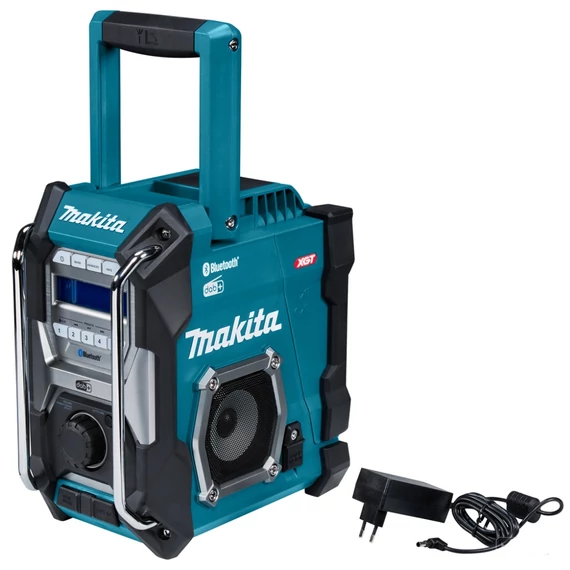 Makita MR004G akkus rádió, 12V-40V, Bluetooth, DAB (akku és töltő nélkül)