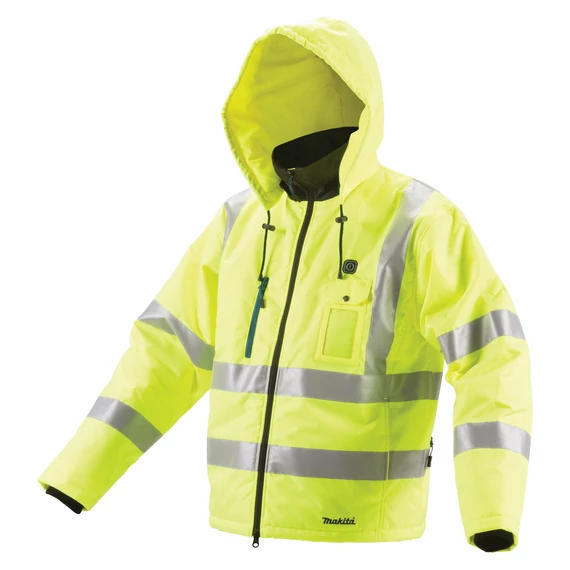 Makita DCJ206Z2XL akkus fűthető kabát, Neon, 18V LXT Li-Ion, 2XL (akku és töltő nélkül)