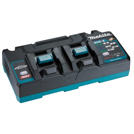 Makita DC40RB akkutöltő, 2 portos, XGT, 40V, Li-ion