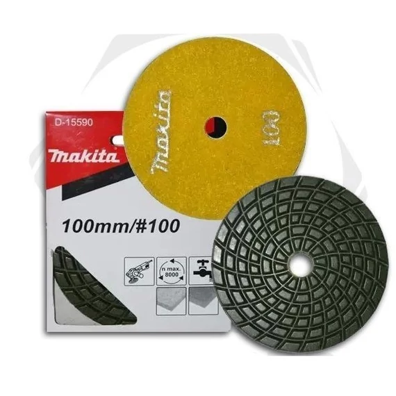 Makita vizes-csiszoló tárcsa sárga K100 100mm