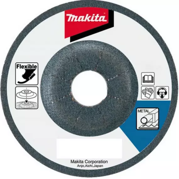 Makita csiszolótárcsa fémre sarokcsiszolóhoz, 125x3mm, P80