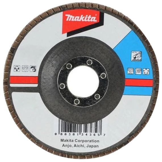 Makita lamellás csiszolótárcsa 115mm K80 Acél