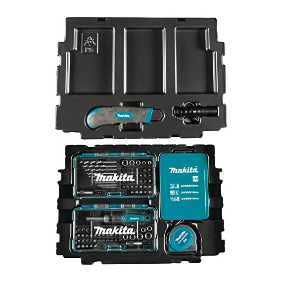 Makita Makpac fúró-csavarbehajtó készlet 116db-os 