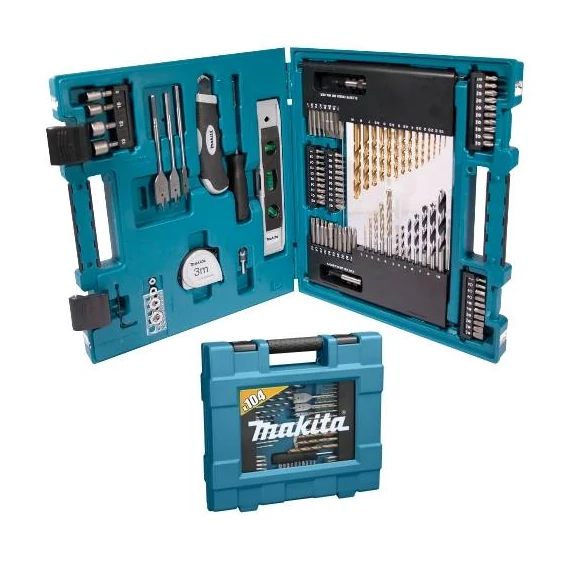 Makita fúró-csavarbehajtó készlet 104db-os 
