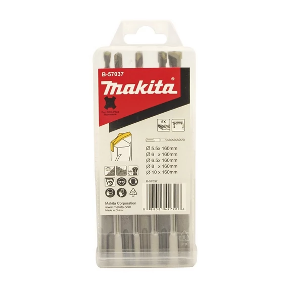 Makita Nemesis fúrószárkészlet 5.5,6,6.5,8,10x160mm