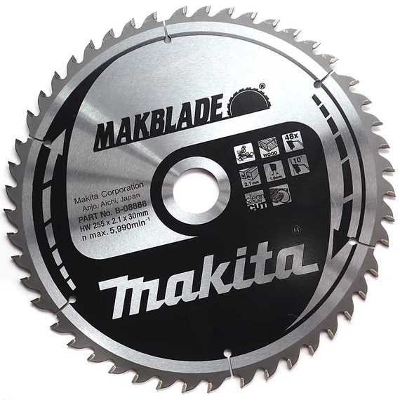 Makita Makblade körfűrészlap 255x30mm Z48