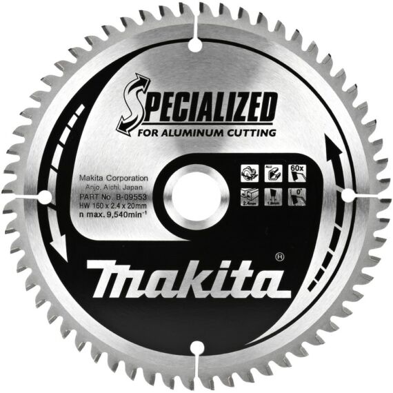 Makita Specialized körfűrészlap, alu 160x20mm Z60