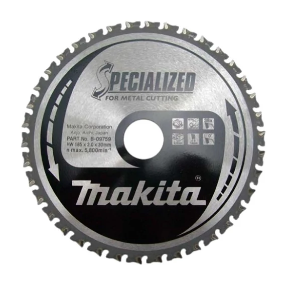 Makita Specialized körfűrészlap, fém 185x30mm Z38