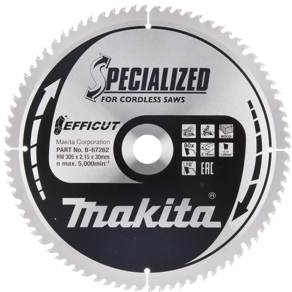 Makita Efficut körfűrészlap 305x30mm Z80