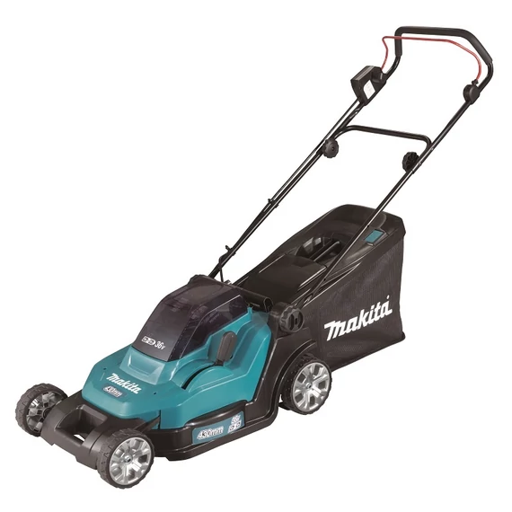 Makita DLM432 akkus fűnyíró, 2x18V, 43cm (akku nélkül)