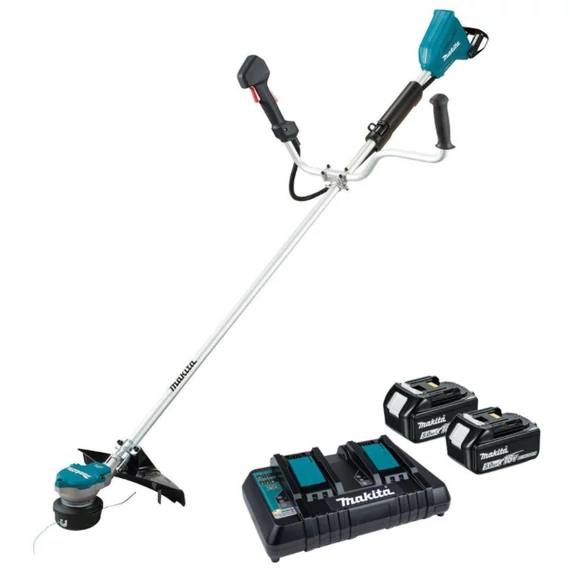Makita DUR368A akkus fűkasza, 2x18V, LXT, 35cm (2x5Ah akkuval és töltővel)