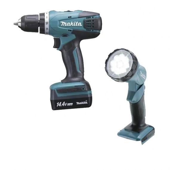 Makita DF347DWLX1 Akkus Fúró- Csavarbehajtó + lámpa