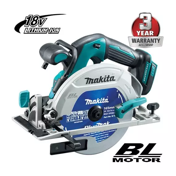 Makita DHS680Z akkumulátoros kézi körfűrész 165mm 18V