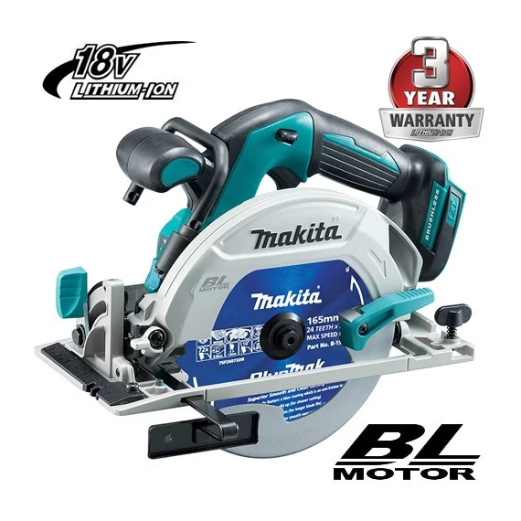 Makita DHS680Z akkumulátoros kézi körfűrész 165mm 18V