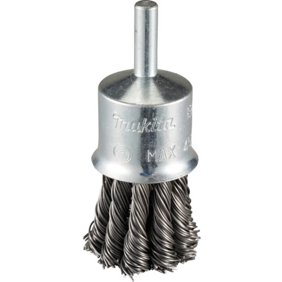Makita drótkefe, fonott, 1/4", 25mm
