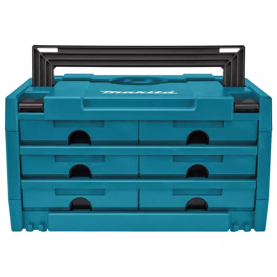 Makita MakPac tároló doboz, 6 fiókos, 395x295x210mm