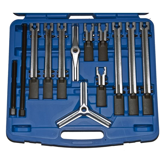 MK-Tools csapágylehúzó készlet, 2-3 körmös, 30-130mm, 13db