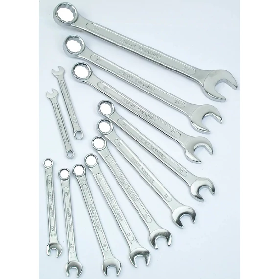 Mannesmann 130-12DIN csillag-villáskulcs készlet, 6-22mm, 12db