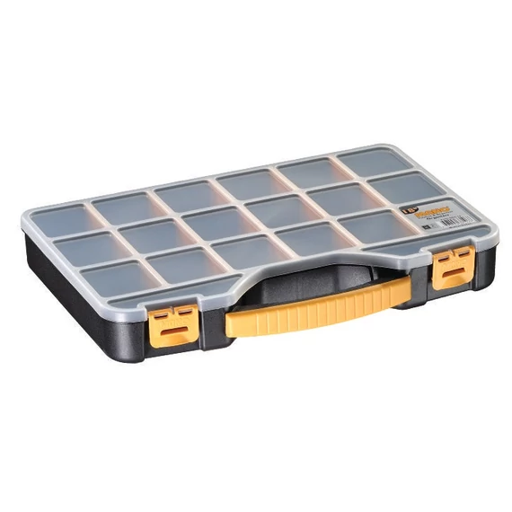 Mano ORG-13 rekeszes tárolódoboz, fogantyús, 326x257x48mm