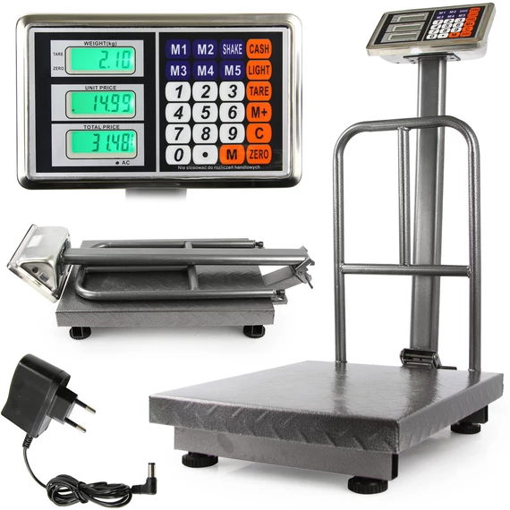 Mar-Pol digitális raktármérleg, 300kg