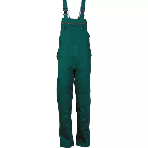 Declan Optima munkavédelmi kantáros nadrág, 308 g-os 100% pamut, zöld, 44
