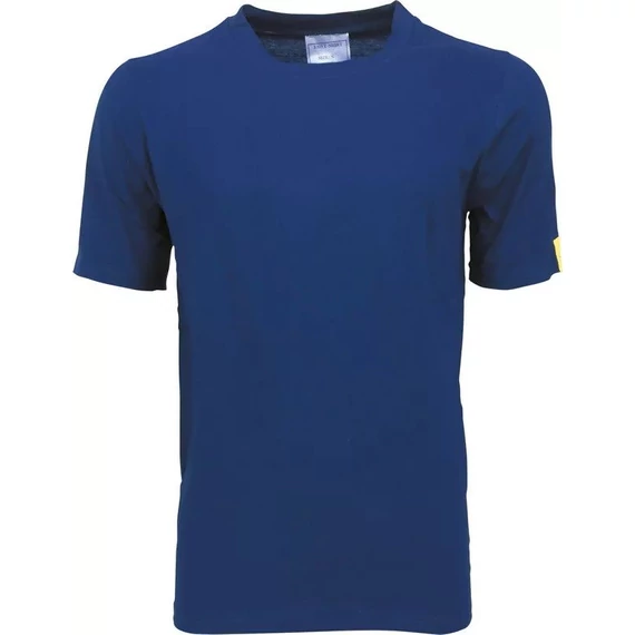 Antisztatikus munkavédelmi póló, királykék, 2XL