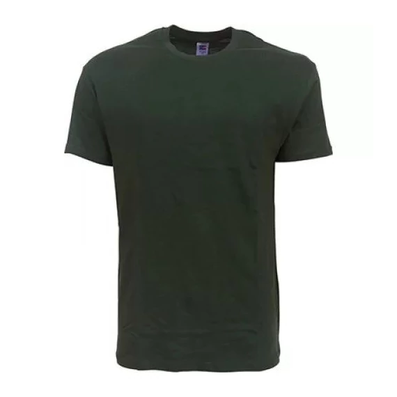 Környakas party pamut póló, zöld, 4XL